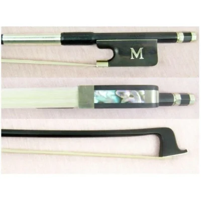 Carbon 4/4 Viola Bow Carbon Fiber / Graphite Stamped Mueller suit 15 - 16" Viola