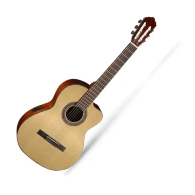 Cort AC120CE Classical Acoustic / Electric Guitar with Cutaway Open Pore