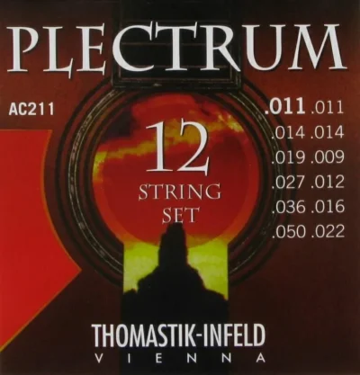 Thomastik-Infeld Plectrum Acoustic Guitar Strings - 12-string Light .011-.050