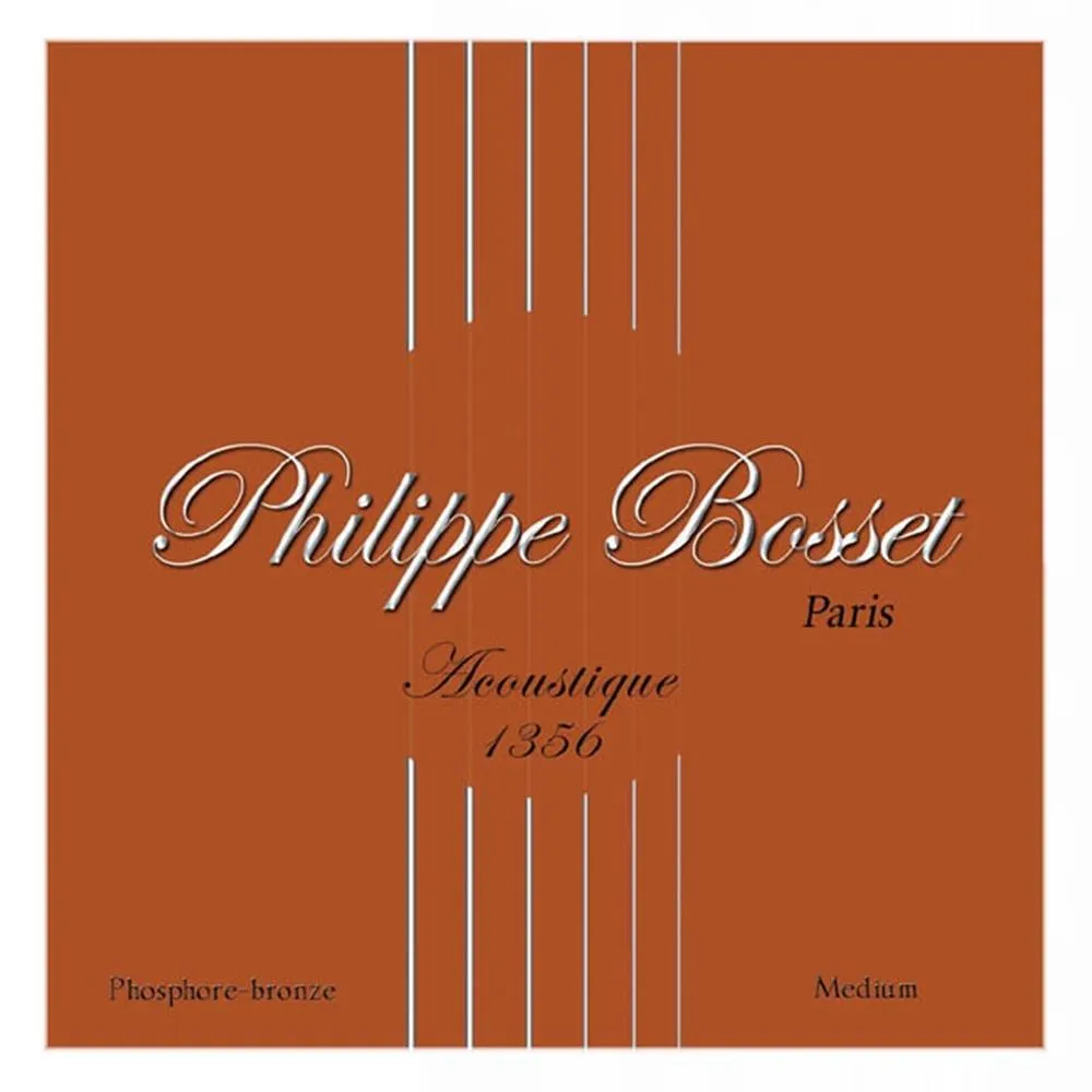 Philippe Bosset Acoustic Guitar Strings Phosphore Bronze Medium (13-56)
