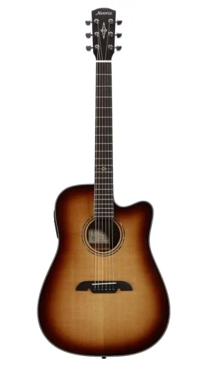 Alvarez AD6OCESHB Dreadnought Acoustic-Electric Guitar Shadow Burst Cutaway