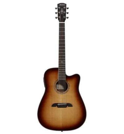 Alvarez AD6OCESHB Dreadnought Acoustic-Electric Guitar Shadow Burst Cutaway
