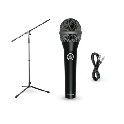 AKG D8000M Microphone with Cable and Boom Stand Pack
