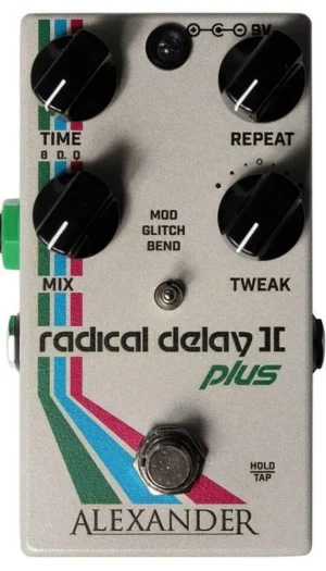 Alexander Pedals Radical Delay II+ (2 Plus) Guitar Effects Pedal