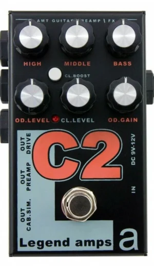 AMT Electronics C2 LA2 guitar preamp / distortion Guitar Effects pedal