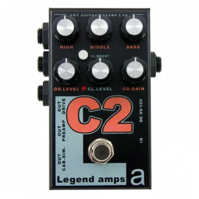 AMT Electronics C2 LA2 guitar preamp / distortion Guitar Effects pedal