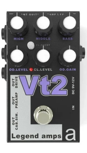 AMT Electronics VT2  LA2 guitar preamp / distortion Guitar Effects pedal