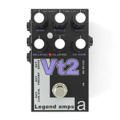 AMT Electronics VT2 LA2 guitar preamp / distortion Guitar Effects pedal
