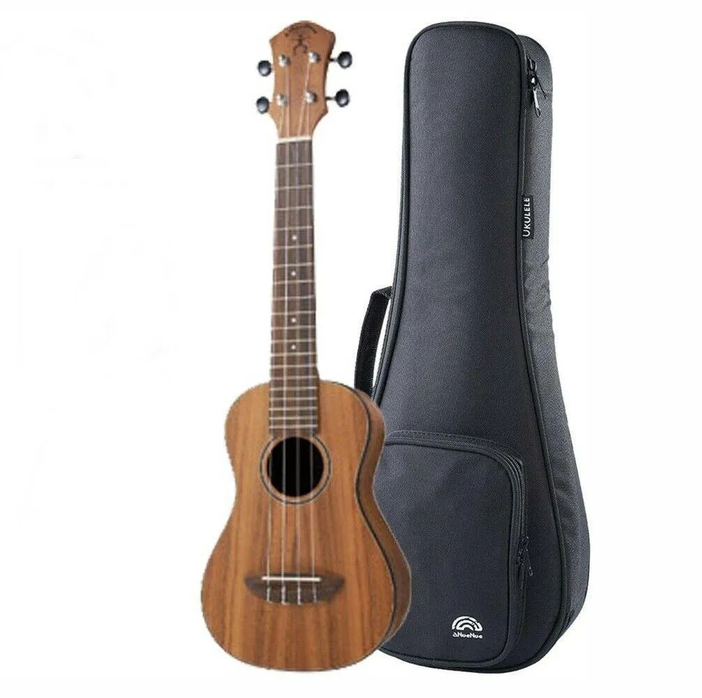 aNueNue MCM Mini C Mahogany Concert Ukulele Aquila Strings with Gig Bag