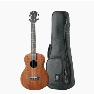 aNueNue Papa S III E Acoustic / Electric Tenor Ukulele + gig Bag Solid Mahogany