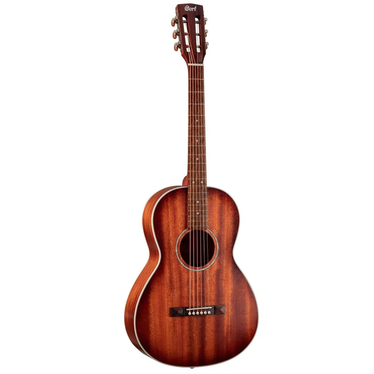 Cort AP550M Parlour Acoustic Guitar All Mahogany Open Pore
