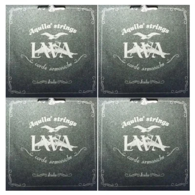 4 x Aquila Lava Series Tenor High G Ukulele Strings Set AQ-114U