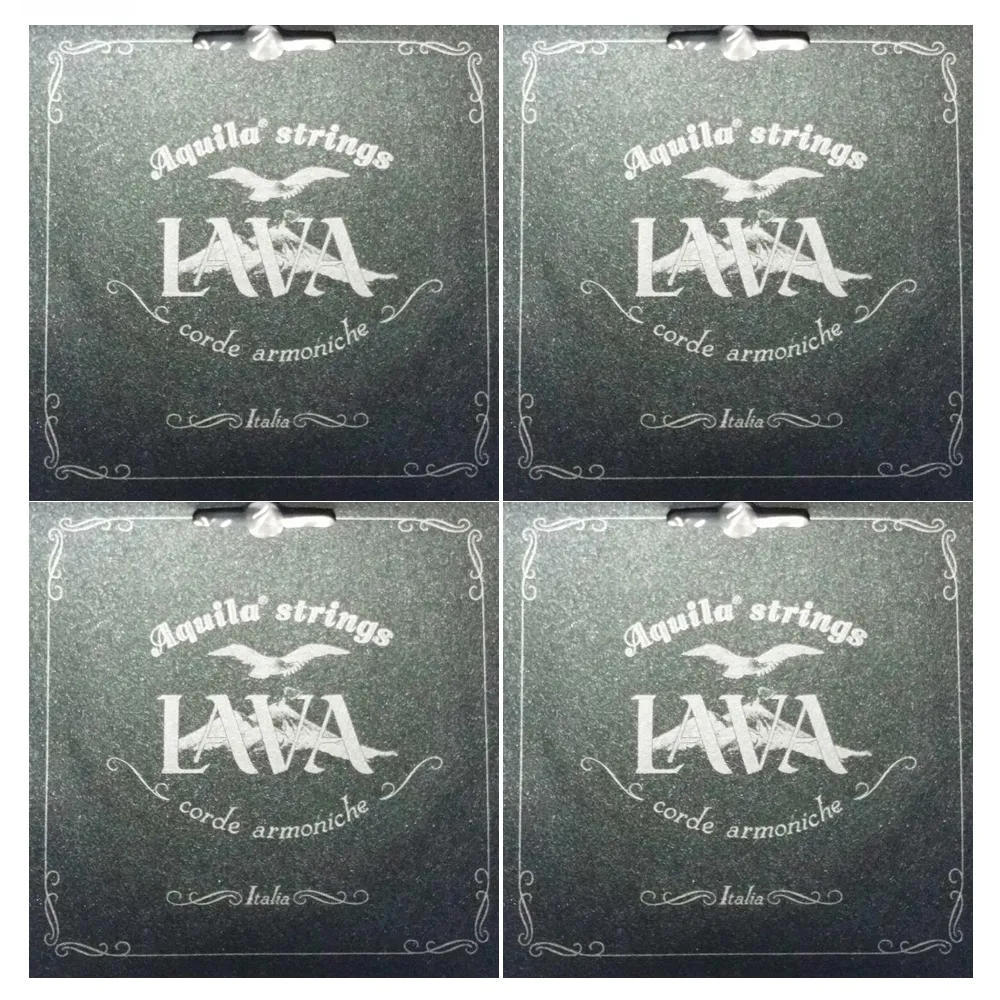 4 x Aquila Lava Series Tenor High G Ukulele Strings Set AQ-114U