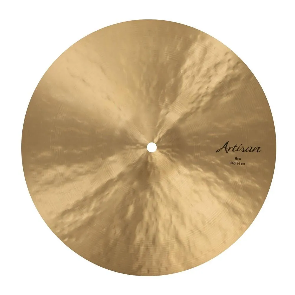 Sabian A1402 Artisan Series Artis Hi-Hats Natural Finish B20 Bronze Cymbal 14in