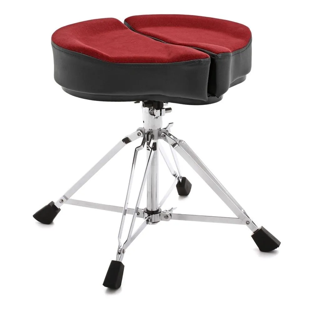 Ahead Spinal-G Saddle Throne - Red Swivel Height AdjusT 4-leg Base