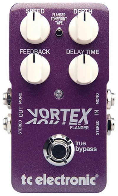 TC Electronic Vortex Flanger TonePrint Series Guitar Effects Pedal