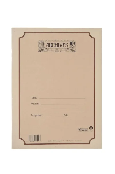 Archives Spiral Bound Manuscript Paper Book, 10 Stave, 96 Pages