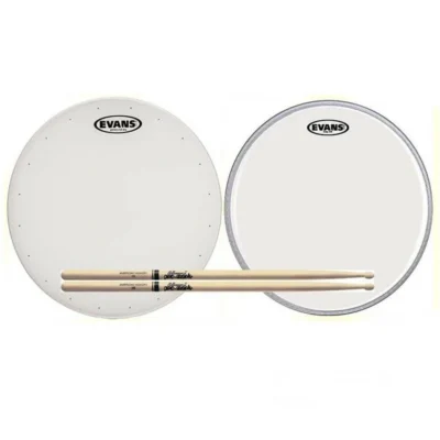 Evans 14" HD Dry Snare Batter and Snare Side Head Pack c/w 5AN Pro-Mark Sticks