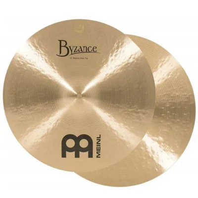 Meinl Cymbals B16MH  Byzance 16-Inch Traditional Medium  Hi-Hat Cymbal Pair