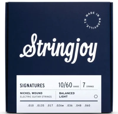 Stringjoy Signatures 7 String Balanced (10-60) Nickel Wound Electric Strings