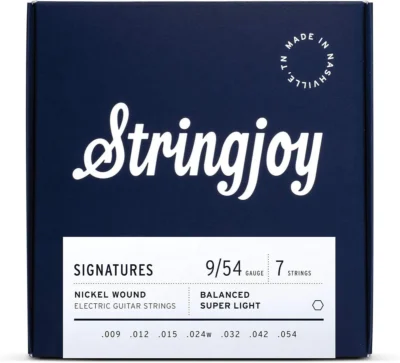 Stringjoy Signatures 7 String Super Light (9-54) Electric Guitar Strings