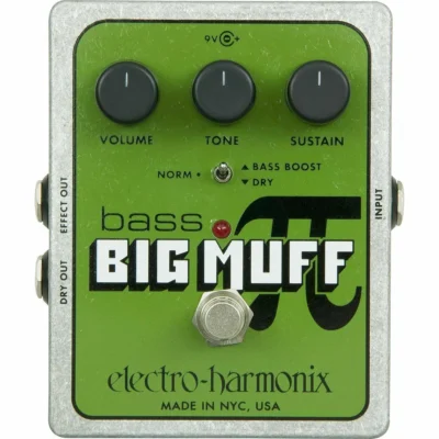 Electro-Harmonix XO Bass Big Muff PI Distortion Guitar Effects Pedal