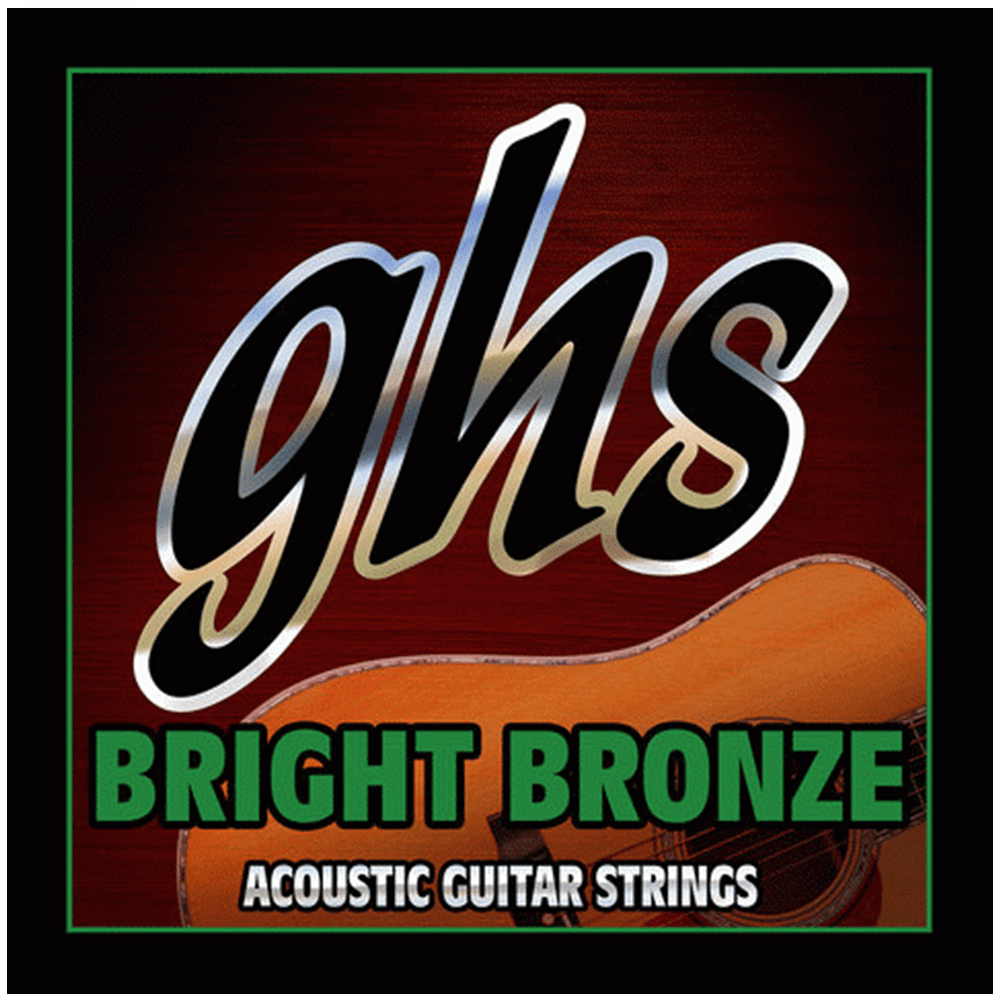 GHS Bright Bronze Medium Acoustic Guitar Strings 13 - 56