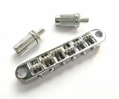 BBT Tune-O-Matic Roller Guitar Bridge for LP SG - Chrome