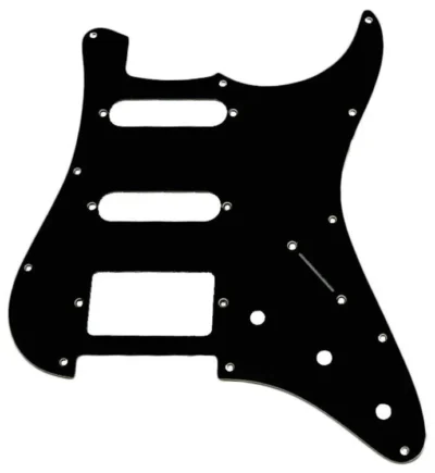 Big Bang Tone 3 Ply Black HSS Humbucker Single Coil Single Coil Pickguard.