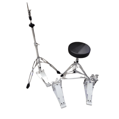 Big Bang Tone Double Bass Drum Pedal + Hi Hat Stand + Throne for Roland Electric drums