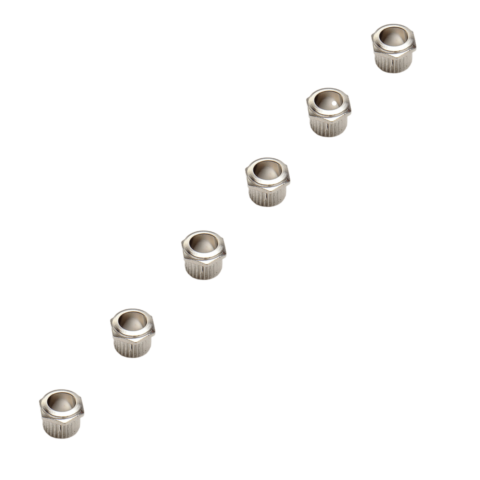 BBT Vintage Tuning Key Bushings Set - Nickel - Set of 6