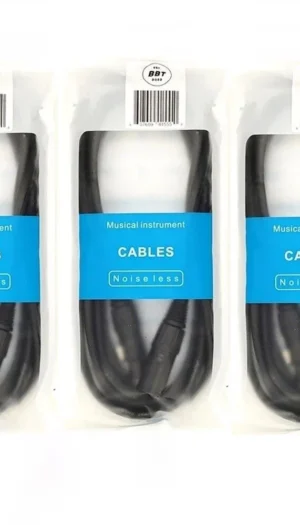 BBT Mic Cable 20FT ( 6m ) XLR Male to XLR Female 3 x  Microphone Cables
