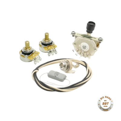 Big Bang Tone Custom 4-way wiring Kit for Fender Telecaster - 250k Pots - Solid Shaft