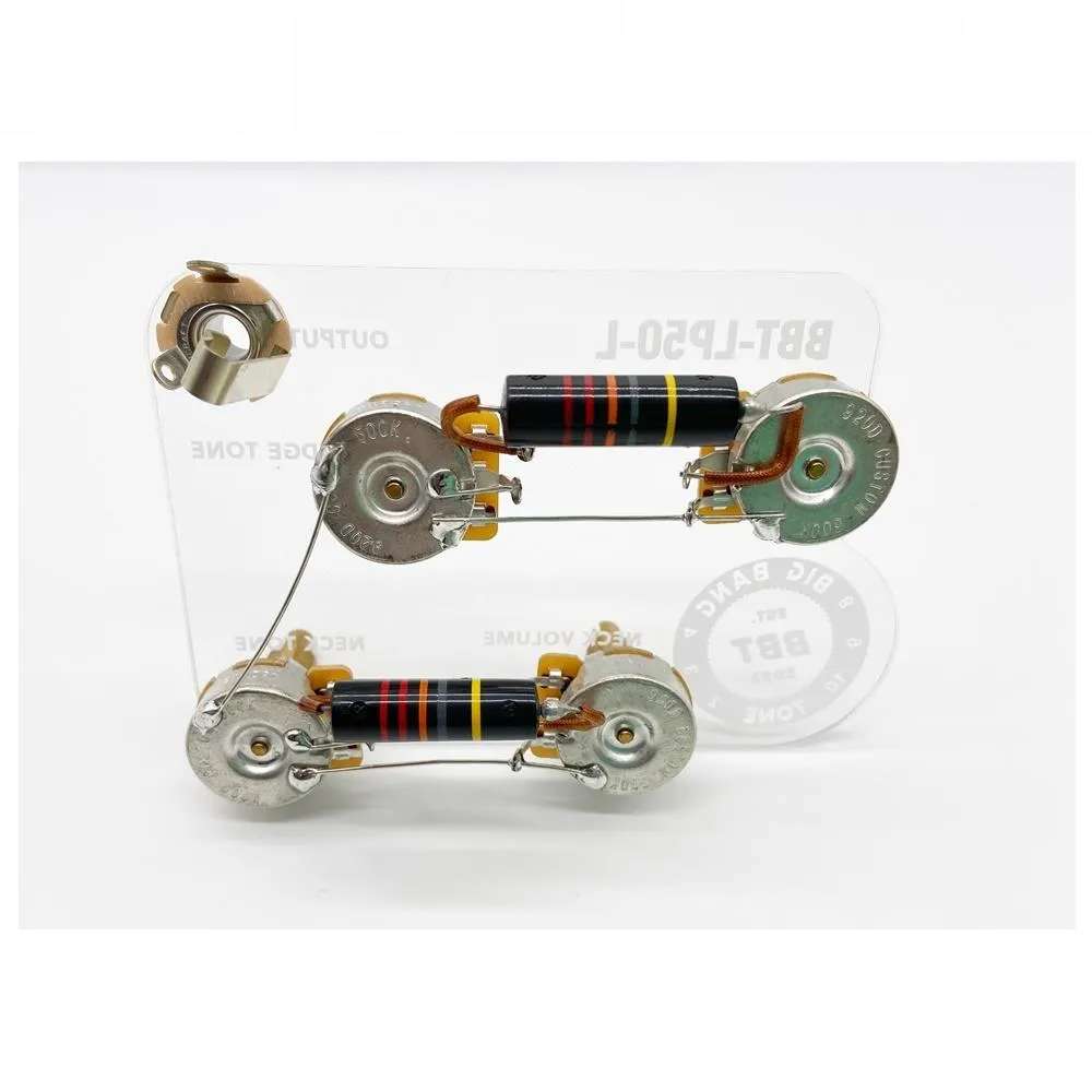 Big Bang Tone Custom Prewired Kit for Gibson Les Paul - Long Shaft