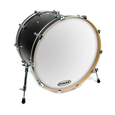 Evans EQ3 Resonant Smooth White Bass Drum Head, 22 Inch