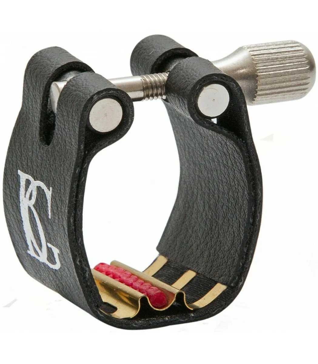 BG Ligature and Cap Eb Clarinet Revelation Brass support Red Sling