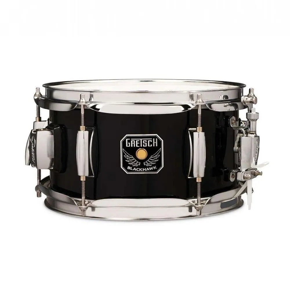 Gretsch Blackhawk Mighty Mini 5.5X10 W/Mount Black Snare Drum BH-5510-BK