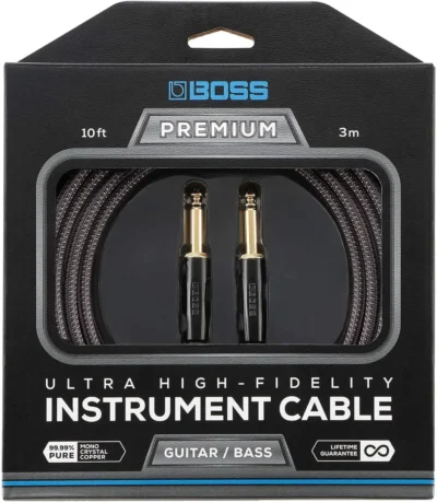 BOSS BIC-P10 PREMIUM Instrument CABLE 10FT Straight to Same -  3m