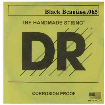 DR BKB.065 Black Beauties Coated Single D String .065
