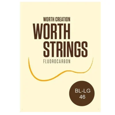 Worth Ukulele Strings Brown Fluorocarbon Light  Low G Soprano / concert Set