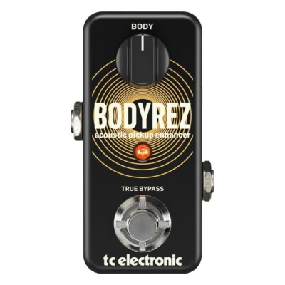 TC Electronic Ultra-Compact Bodyrez Acoustic Pickup Enhancer  Effects Pedal