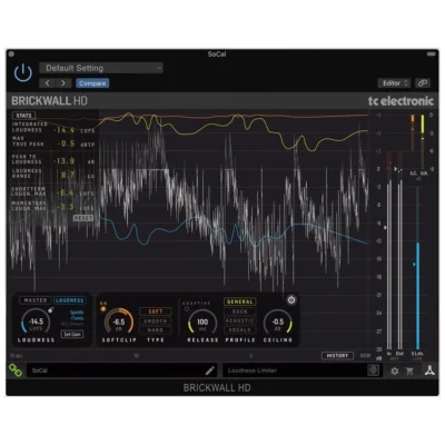 TC Electronic Mastering Brickwall HD Native/Brickwall HD-DT Limiter Plug In