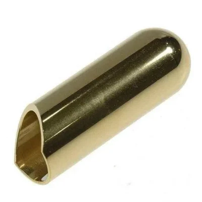 The Rock Slide Balltip Medium Brass Guitar Slide