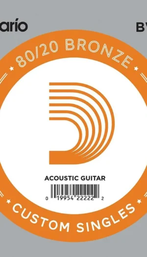D'Addario BW056 Bronze Wound Acoustic Guitar Single String .056