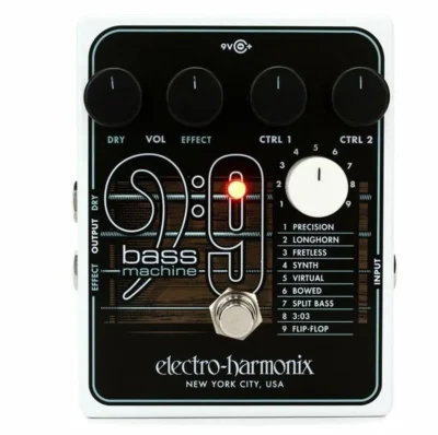 Electro-Harmonix Bass9 Bass Machine Guitar Effects Pedal