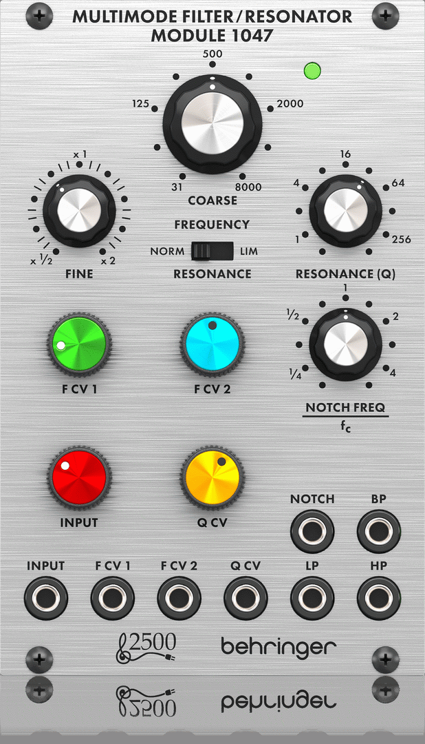 Behringer 1047 Multimode Filter/Resonator Eurorack Module