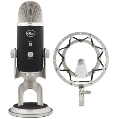 Blue Yeti Pro USB & XLR Microphone Bundled Together with The Radius Shockmount