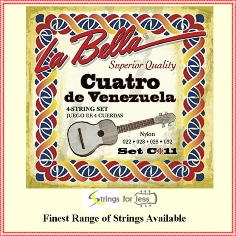 La Bella C11 Nylon 4-String Cuatro de Venezuela Strings set
