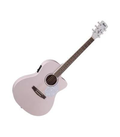 Cort Jade Classic PPOP Small Body Acoustic Guitar - Pink Pastel