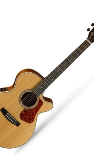 Cort L100F NS Concert Cutaway Acoustic / Electric Guitar Satin Natural